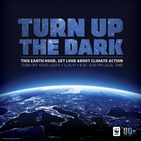 Earth hour is a worldwide movement organized by the world wide fund for nature (wwf). This Earth Hour, Turn Off and Tune in to Support Climate...