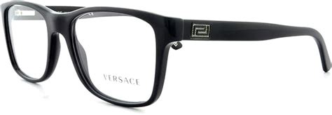 versace ve3151 eyeglasses gb1 shiny black 52mm versace clothing