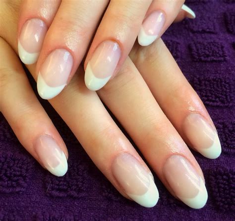 Soft French Manicure On Oval Nails Pronails Calgel Beauty Hacks Nails Oval Nails Manicure