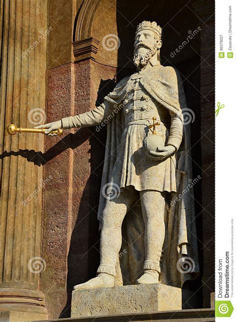 Statue Of Stefan Cel Mare Aka Stephen Iii The Great Of Moldavia In