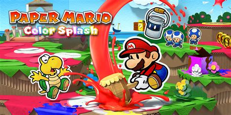 Paper Mario Color Splash Wii U Games Games Nintendo
