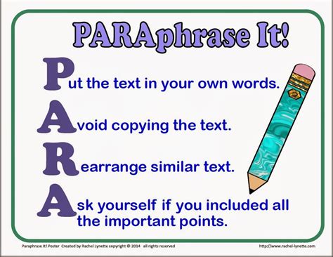 Tools You Can Use A Writing Paraphrases Exercise Tilt