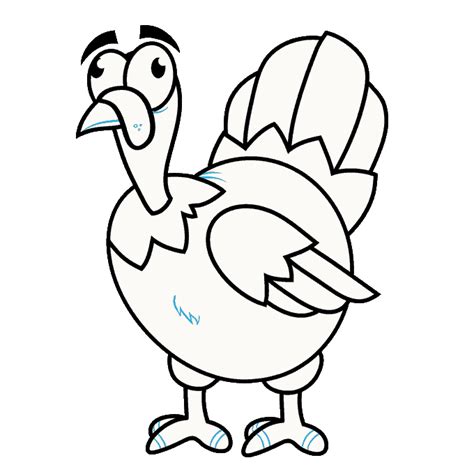 How to Draw a Turkey - Really Easy Drawing Tutorial | Drawings, Cute easy drawings, Easy drawings