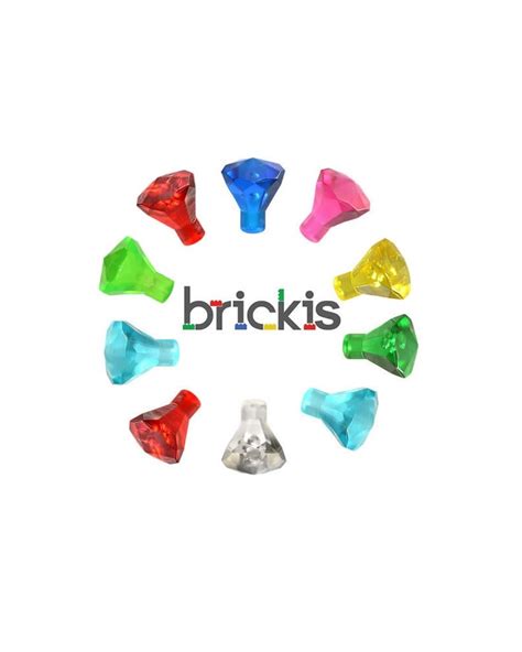 Lego 10 Precious Stones Jewels Diamonds
