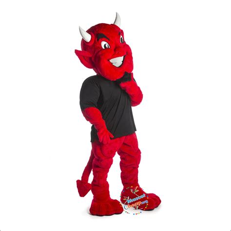 Cute Devil Mascot Costume Free Shipping