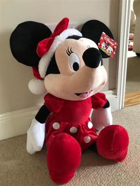 Large Disney Christmas Minnie Mouse Soft Toy In Drayton Norfolk