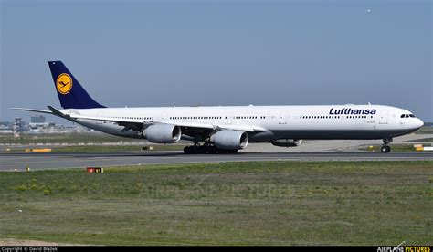 D Aihb Lufthansa Airbus A340 600 At Frankfurt Photo Id 1191629