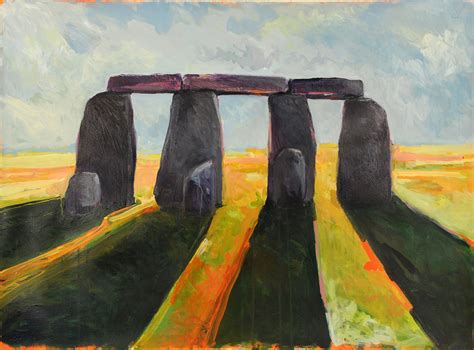 Stonehenge Series Painting Oil On Canvas Art