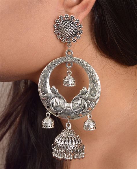 Indian Jewellery Oxidized Earrings For Women Buy Indian Jewellery