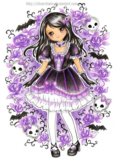 C Gothic Girl By Silverchaim On Deviantart