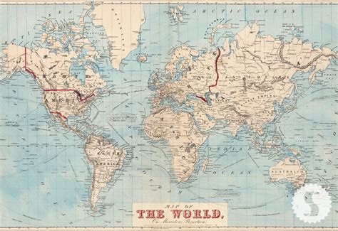 Vintage Map Wallpaper ·① Wallpapertag