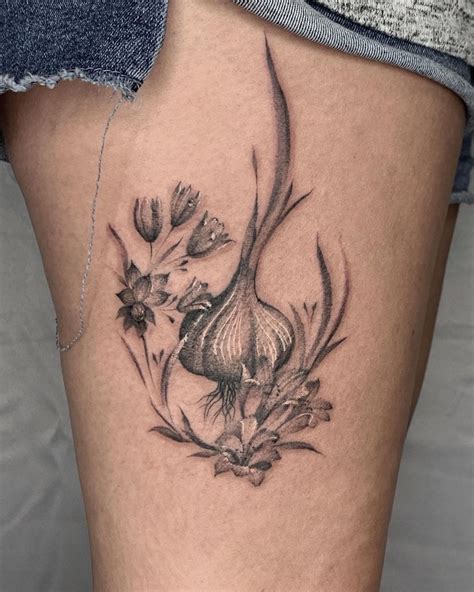 Garlic Tattoo Garlic Tattoo Black And Grey Tattoos Tattoos