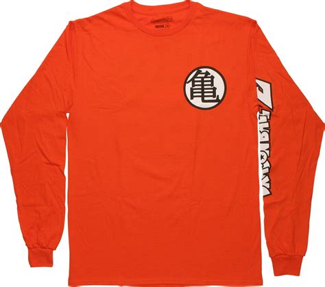 Dragon ball goku t shirt. Dragon Ball Z Kame Symbol Long Sleeve T-Shirt