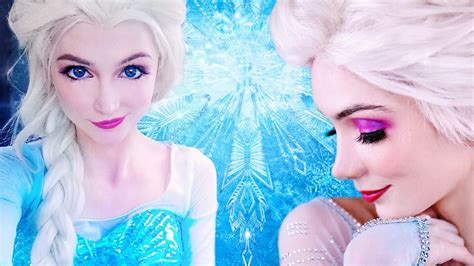 ELSA MAKEUP TUTORIAL Disney S Frozen Elsa In Real Life Transformation YouTube