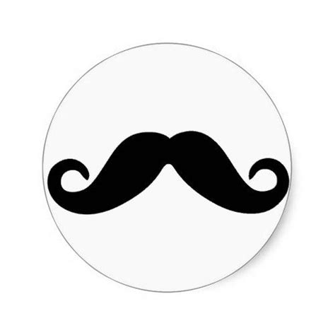 Just A Mustache Sticker Mustache Create Custom Stickers Custom Stickers