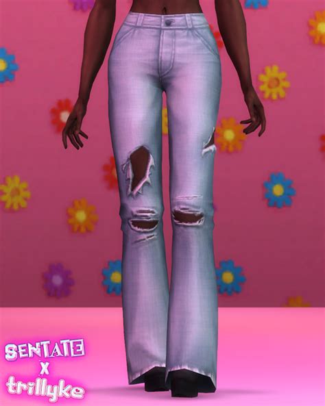 Natasha Jeans Sentate X Trillyke Collaboration The Sims 4 Create A