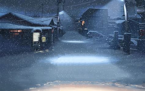 Winter Snow Movies Cold Makoto Shinkai 5 Centimeters Per