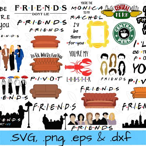 Everything You Need To Know About Friends Tv Show Svg
