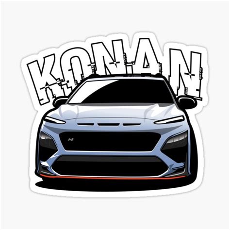 Kona N Sticker For Sale By Isska Redbubble