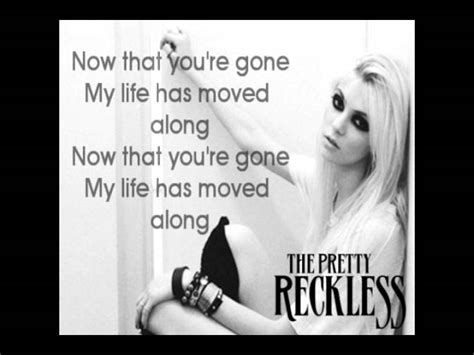 The Pretty Reckless - Since You're Gone (With Lyrics) Chords - Chordify