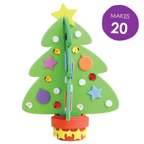 3d Foam Christmas Tree Activity Pack Activity And Bumper Packs