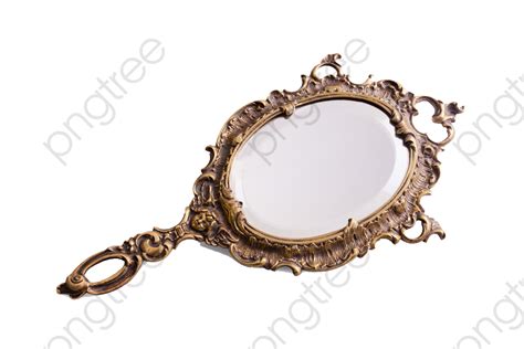 European Metal Mirror, Retro Mirror, European Mirror, Hand Mirror PNG Transparent Clipart Image ...