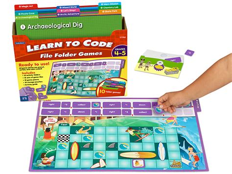 Anyone who wants to learn to create games: Learn to Code File Folder Games - Gr. 4-5 at Lakeshore ...