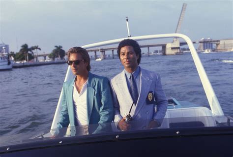 Miami Vice 1980s Tv Series Starring Don Johnson And Phillip Michael