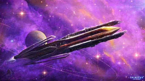 Spiritus Spaceship Photo Science Fiction Space Art Space Spaceship Hd Wallpaper Wallpaper