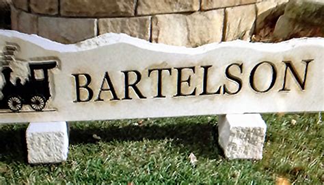 4 Inch Letters Signs In Stone Mulvane Ks