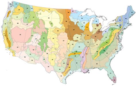 List Of Ecoregions In The United States Epa United States The Unit