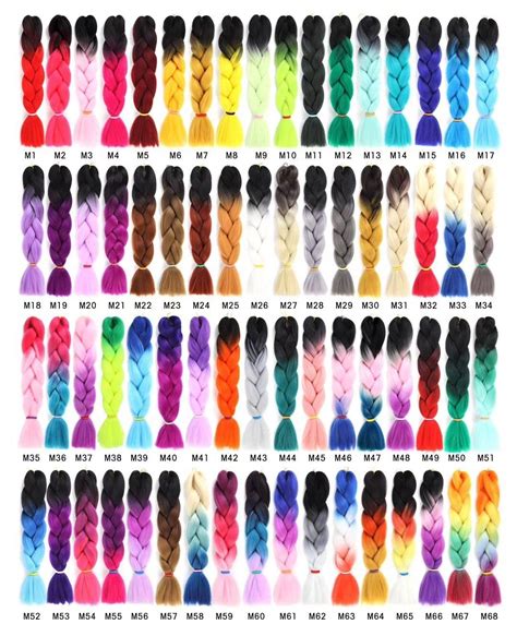 Ombre Braiding Hair Color Chart Antonetta Carder