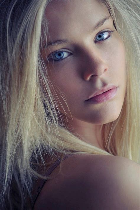 Louise Buffet French Model Nordic Blue Eyes Blonde Hair Nordic Blonde