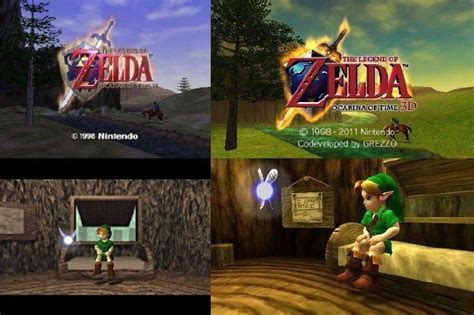 The Legend Of Zelda Ocarina Of Time 3ds Vs N64 Nueva Galería De