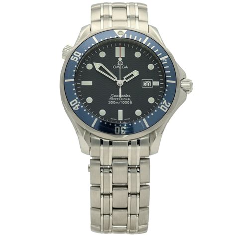 Omega Seamaster 25418000 Gents Watch Blue Dial 2000 Miltons