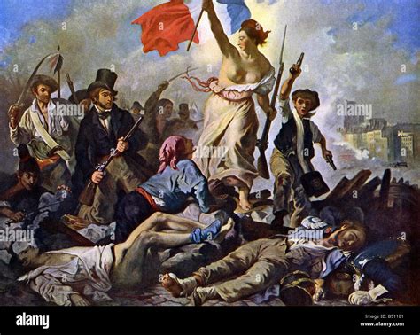 Juillet 1830 Révolution Française Photo Stock Alamy