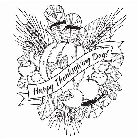 The Best Free Thankful Coloring Page Images Download From 110 Free