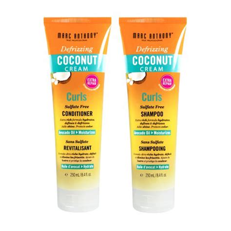 Marc Anthony Coconut Cream Hair Shampoo And Conditioner Curls 84 Oz Set Of 2