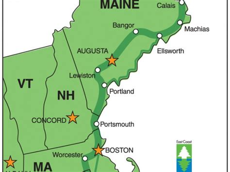 New England Coast Map Living Room Design 2020