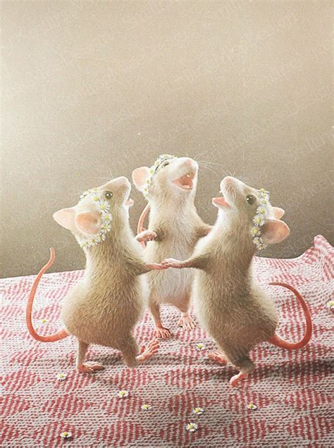 Items Similar To Animal Art Print Dancing Mice Wall Art Art Print