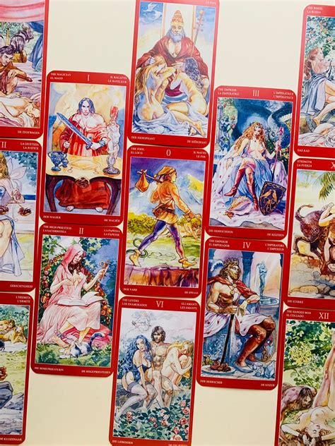 Tarot Of Sexual Magic 78 Cards Decktarottarot Cardstarot Etsy