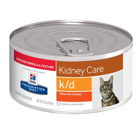 For best results, consistent long term feeding of this product is critical for efficacy of. Hill's Prescription Diet k/d Kidney Care with Chicken ...