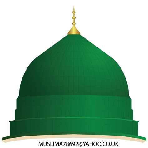 Kubah Masjid Clipart Mosque Background Vector Outline Architecture Eps