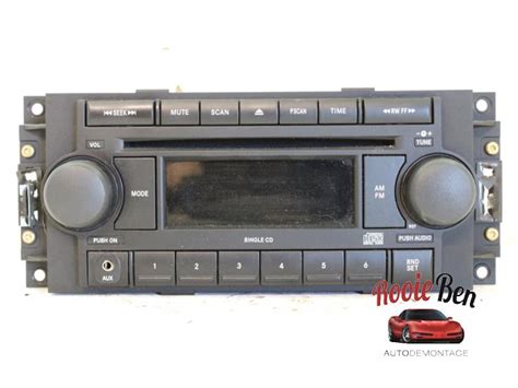 Radio Cd Player Dodge Ram 47 V8 1500 4x2 P05064173ai Oem