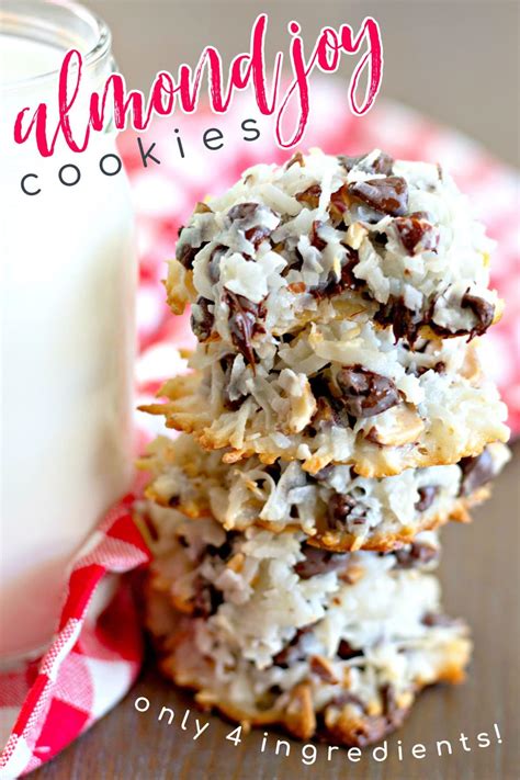 Easy 4 Ingredient Almond Joy Cookies Kitchen Fun With My 3 Sons