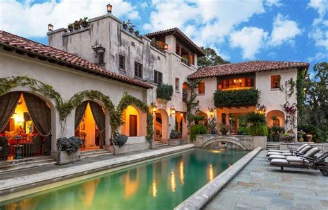 Spanish Style Mansion Designed By Architect Of Rice U Among Houstons