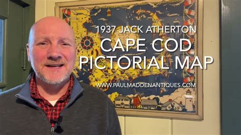 1937 Atherton Pictorial Map Of Cape Cod YouTube