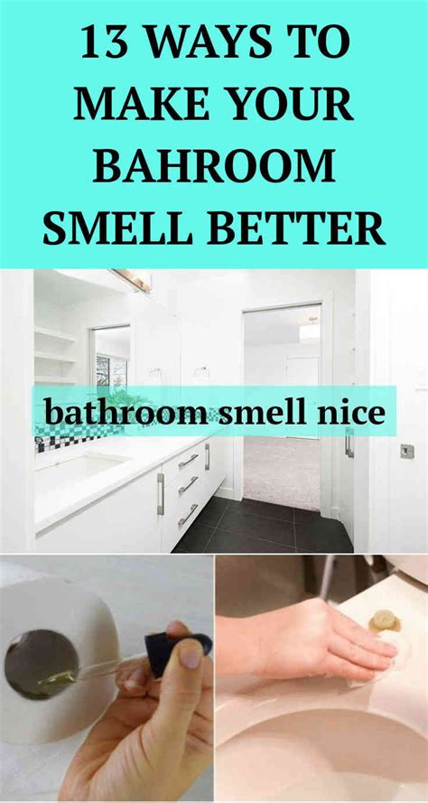 This can help balance out the ph levels of the tank and eliminate the smells. 13 EASY WAYS TO GET RID OF BATHROOM SMELLS | Bathroom ...