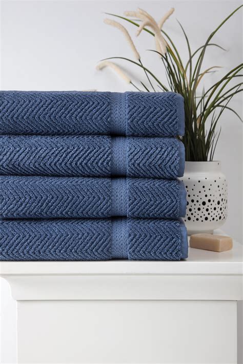100 Turkish Cotton Maui Collection Luxury Bath Towels Set Of 4 Ozan