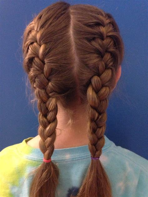 French Braid Pigtails Pigtail Braids French Braid Pigtails French Braid